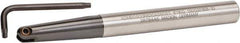 Kennametal - 1/2" Cut Diam, 5/8" Shank Diam, 6.3" OAL, Indexable Ball Nose End Mill - USA Tool & Supply