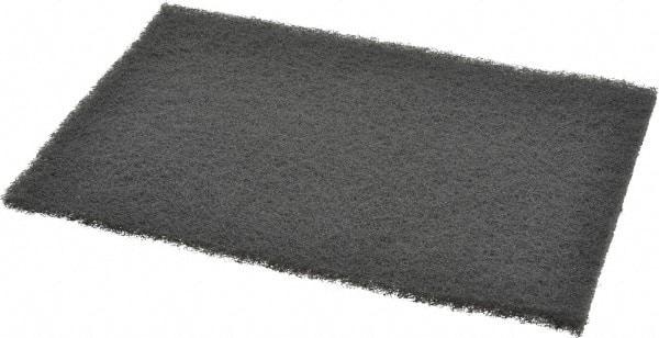 3M - Ultra Fine Grade, Silicon Carbide Hand Pad - Gray, 6" Wide x 9" Long, Nonwoven - USA Tool & Supply