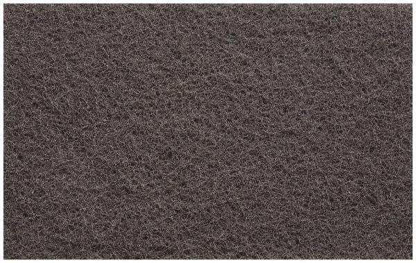 3M - Medium Grade, Silicon Carbide Hand Pad - Gray, 6" Wide x 9" Long, Nonwoven - USA Tool & Supply
