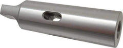 Accupro - MT4 Inside Morse Taper, MT6 Outside Morse Taper, Standard Reducing Sleeve - Hardened & Ground Throughout, 3/8" Projection, 8-9/16" OAL - Exact Industrial Supply