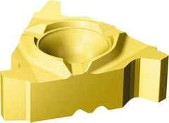 Sandvik Coromant - 266 Internal Right Hand 12 Stub Acme Laydown Threading Insert - Grade 1135, TiCrAlN/TiN Coated Carbide, 9.525mm Inscribed Circle - USA Tool & Supply