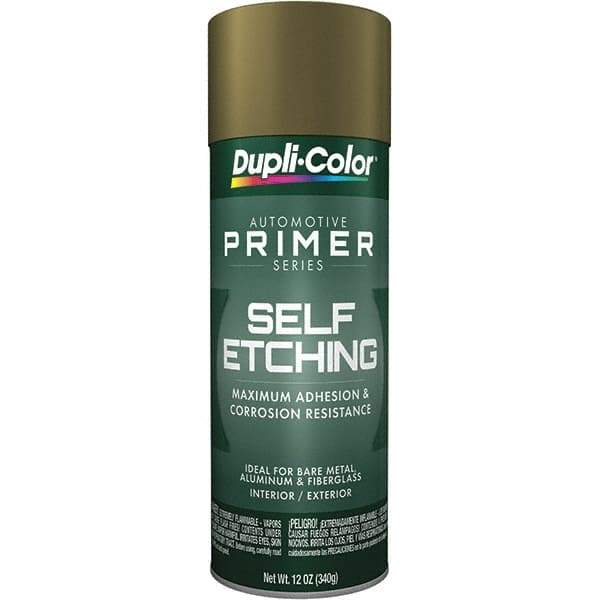 Dupli-Color - 12 oz Green Primer - 14 Sq Ft/Gal, Direct to Metal, Spray - USA Tool & Supply