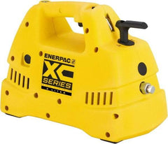 Enerpac - 10,000 psi Electric Hydraulic Pump & Jack - 2 L Oil Capacity, 3-Way, 2 Position Valve, Used with Single Acting, Advance, Hold & Retract - USA Tool & Supply