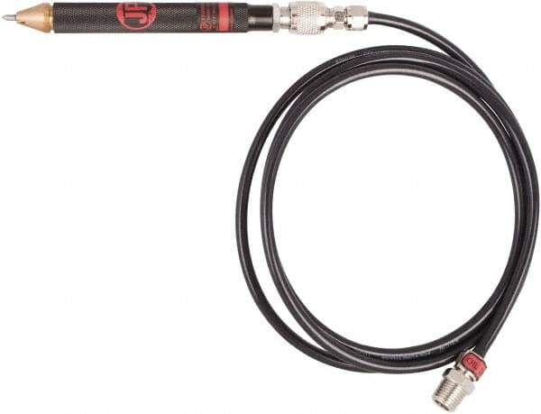 PRO-SOURCE - 3,800 BPM, 90 psi, 0.25" Inlet, 1/4 NPT Inlet, Air Engraving Pen - 59" Long Hose, 1,500 mm Long Hose, 620 kPa Air Pressure, 6.2 bar Air Pressure - USA Tool & Supply