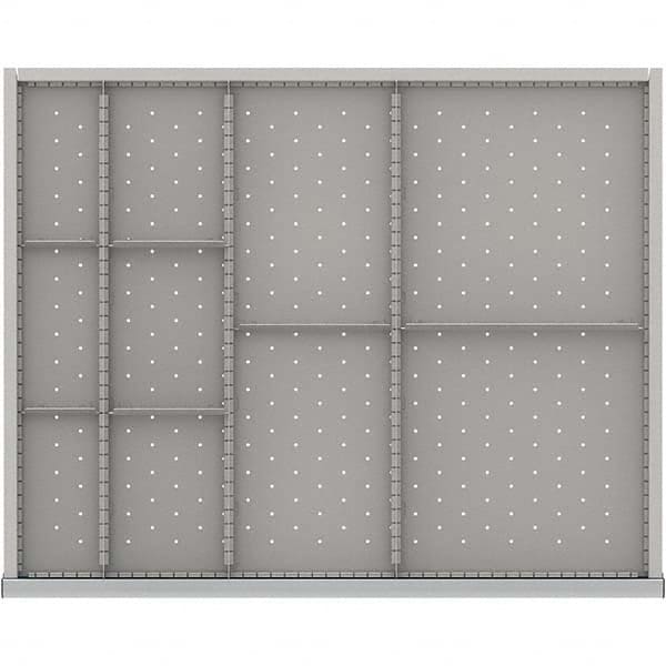 LISTA - 10-Compartment Drawer Divider Layout for 3.15" High Drawers - USA Tool & Supply