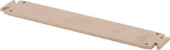 Iscar - 1.38" Blade Height, 0.134" Blade Width, 7.087" OAL, Neutral Cut, Double End Indexable Cut-Off Blade - TGSU Blade, Tang-GripIQ Series - USA Tool & Supply