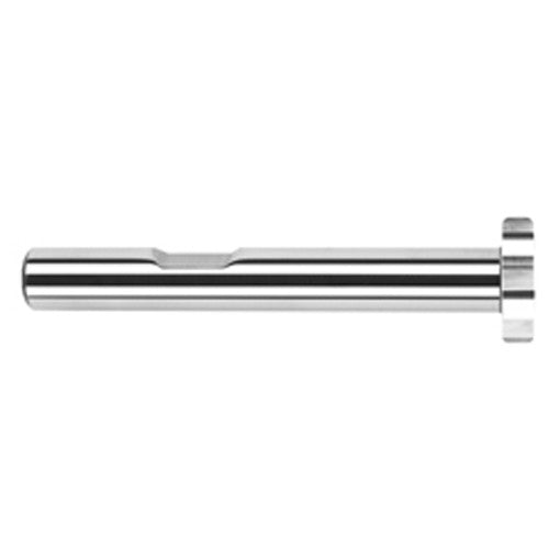 0.7500″ (3/4″) Cutter Diameter × 0.0100″ Radius × 0.1870″ (3/16″) Width Carbide Corner Radius Large Diameter Standard Keyseat Cutter, 10 Flutes - Exact Industrial Supply