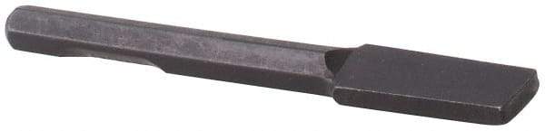 PRO-SOURCE - 1.65" OAL, 1-1/8" Shank Diam, Diagonal Chisel - Hex Drive, Hex Shank, Alloy Steel - USA Tool & Supply