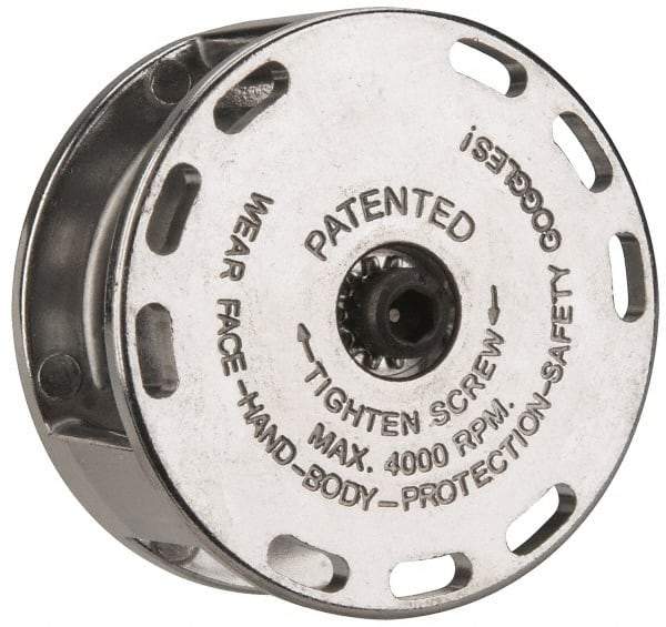 PRO-SOURCE - 2-5/8" Diam Angle & Disc Grinder Adapter - For Use with 23mm Wire Brushes, Rubber Erasers & Utility Surface Blasters - USA Tool & Supply