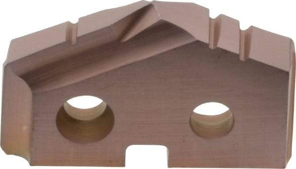 Allied Machine and Engineering - 7/8" Diam x 5/32" Thick, Seat Code 1, 132° Included Angle Spade Drill Insert - AM200 Coated, Cobalt, Grade Super Cobalt, Series GEN2 T-A - USA Tool & Supply