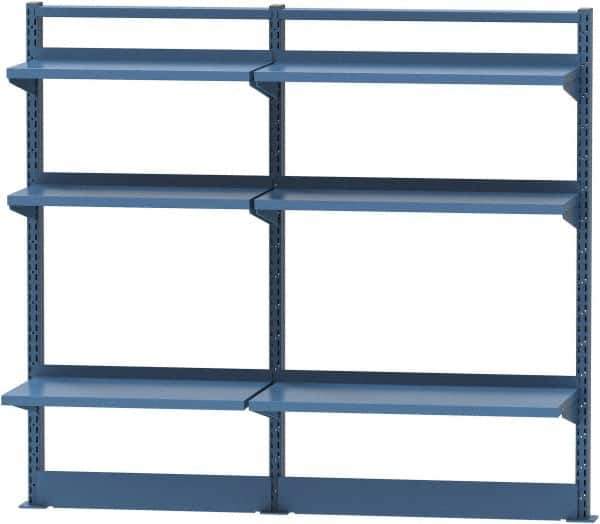Lista - Steel Workbench & Workstation Riser Combination - 48" High, Use with 72" Long Workbenches - USA Tool & Supply