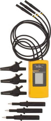 Fluke - 3 Phase, 40 to 700 VAC, 15 to 400 Hz, 32 to 104°F, LCD Display Phase Rotation Tester - No Battery Required, Includes Alligator Clips, Self-Retaining Test Probes, User Manual, EN 61010, EN 61557-7 - USA Tool & Supply