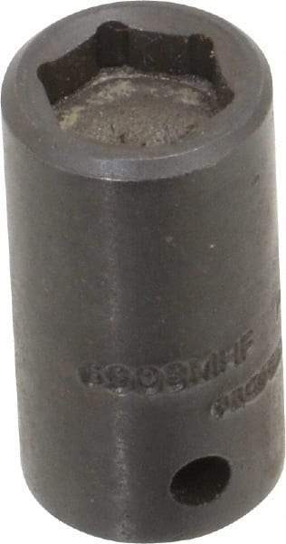 Proto - 1/4" Drive 8mm Standard Magnetic Impact Socket - 6 Points, 15/16" OAL - USA Tool & Supply