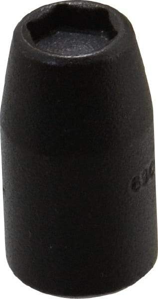 Proto - 1/4" Drive 3/16" Standard Magnetic Impact Socket - 6 Points, 7/8" OAL - USA Tool & Supply