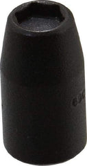 Proto - 1/4" Drive 3/16" Standard Magnetic Impact Socket - 6 Points, 7/8" OAL - USA Tool & Supply