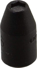 Proto - 1/4" Drive 1/4" Standard Magnetic Impact Socket - 6 Points, 7/8" OAL - USA Tool & Supply
