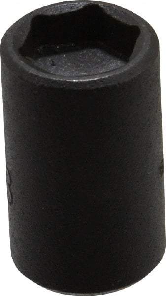 Proto - 1/4" Drive 3/8" Standard Magnetic Impact Socket - 6 Points, 15/16" OAL - USA Tool & Supply