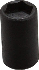 Proto - 1/4" Drive 3/8" Standard Magnetic Impact Socket - 6 Points, 15/16" OAL - USA Tool & Supply