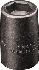 Proto - 3/8" Drive 14mm Standard Magnetic Impact Socket - 6 Points, 1-3/16" OAL - USA Tool & Supply