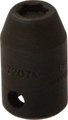 Proto - 3/8" Drive 7mm Standard Magnetic Impact Socket - 6 Points, 1-3/32" OAL - USA Tool & Supply