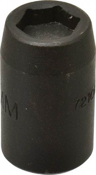 Proto - 3/8" Drive 10mm Standard Magnetic Impact Socket - 6 Points, 1-5/32" OAL - USA Tool & Supply
