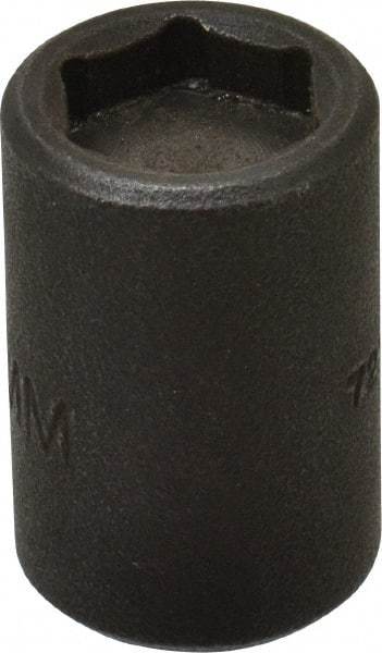 Proto - 3/8" Drive 12mm Standard Magnetic Impact Socket - 6 Points, 1-5/32" OAL - USA Tool & Supply