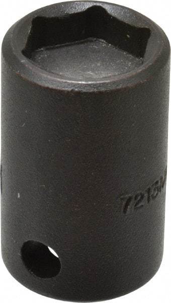 Proto - 3/8" Drive 13mm Standard Magnetic Impact Socket - 6 Points, 1-3/16" OAL - USA Tool & Supply