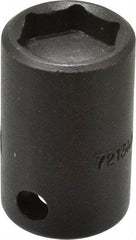 Proto - 3/8" Drive 13mm Standard Magnetic Impact Socket - 6 Points, 1-3/16" OAL - USA Tool & Supply