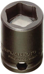 Proto - 1/2" Drive 14mm Standard Magnetic Impact Socket - 6 Points, 1-1/2" OAL - USA Tool & Supply