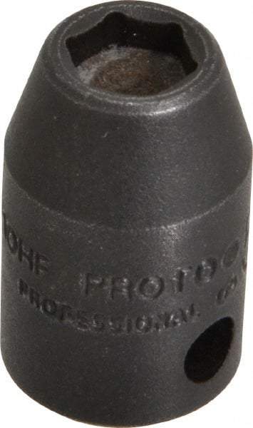 Proto - 3/8" Drive 5/16" Standard Magnetic Impact Socket - 6 Points, 1-3/32" OAL - USA Tool & Supply