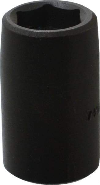 Proto - 1/2" Drive 9/16" Standard Magnetic Impact Socket - 6 Points, 1-1/2" OAL - USA Tool & Supply