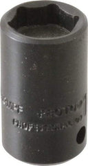 Proto - 1/4" Drive, Power Socket - 6 Points, 15/16" OAL - USA Tool & Supply