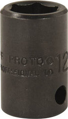 Proto - 3/8" Drive, Power Socket - 6 Points, 1-5/32" OAL - USA Tool & Supply