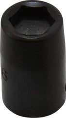 Proto - 1/2" Drive, 9/16" Socket, Power Socket - 6 Points, 1-1/2" OAL - USA Tool & Supply