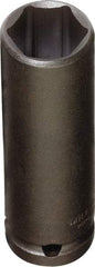 Proto - 1/4" Drive 14mm Deep Impact Socket - 6 Points, 2" OAL - USA Tool & Supply