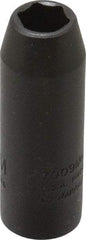 Proto - 3/8" Drive 9mm Deep Thin Wall Impact Socket - 6 Points, 2" OAL - USA Tool & Supply