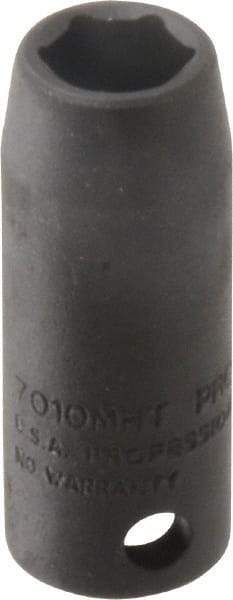 Proto - 3/8" Drive 10mm Deep Thin Wall Impact Socket - 6 Points, 2" OAL - USA Tool & Supply