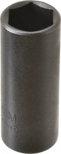 Proto - 3/8" Drive 15mm Deep Thin Wall Impact Socket - 6 Points, 2" OAL - USA Tool & Supply