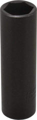 Proto - 1/2" Drive 11/16" Deep Thin Wall Impact Socket - 6 Points, 3-1/4" OAL - USA Tool & Supply