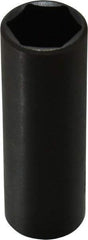 Proto - 1/2" Drive 7/8" Deep Thin Wall Impact Socket - 6 Points, 3-1/2" OAL - USA Tool & Supply