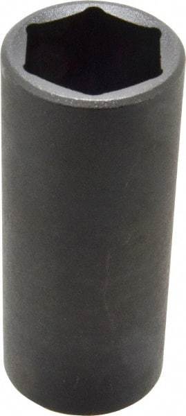 Proto - 1/2" Drive 1-1/16" Deep Thin Wall Impact Socket - 6 Points, 3-1/2" OAL - USA Tool & Supply