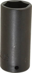 Proto - 1/2" Drive 1-3/16" Deep Thin Wall Impact Socket - 6 Points, 3-1/2" OAL - USA Tool & Supply