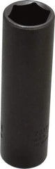Proto - 1/2" Drive 17mm Deep Thin Wall Impact Socket - 6 Points, 3-1/4" OAL - USA Tool & Supply