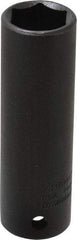 Proto - 1/2" Drive 18mm Deep Thin Wall Impact Socket - 6 Points, 3-1/4" OAL - USA Tool & Supply