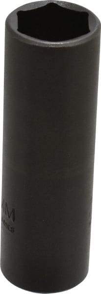 Proto - 1/2" Drive 19mm Deep Thin Wall Impact Socket - 6 Points, 3-1/4" OAL - USA Tool & Supply