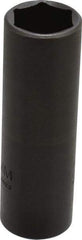 Proto - 1/2" Drive 19mm Deep Thin Wall Impact Socket - 6 Points, 3-1/4" OAL - USA Tool & Supply