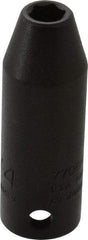 Proto - 3/8" Drive 1/4" Deep Thin Wall Impact Socket - 6 Points, 2" OAL - USA Tool & Supply