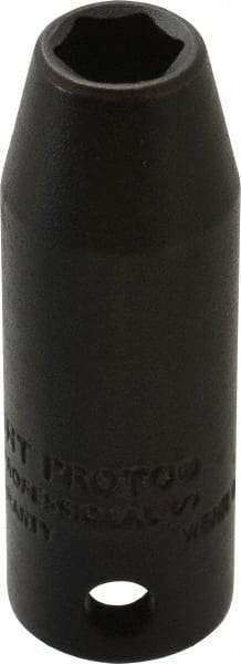 Proto - 3/8" Drive 5/16" Deep Thin Wall Impact Socket - 6 Points, 2" OAL - USA Tool & Supply