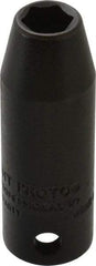 Proto - 3/8" Drive 5/16" Deep Thin Wall Impact Socket - 6 Points, 2" OAL - USA Tool & Supply