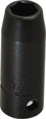 Proto - 3/8" Drive 3/8" Deep Thin Wall Impact Socket - 6 Points, 1-3/4" OAL - USA Tool & Supply